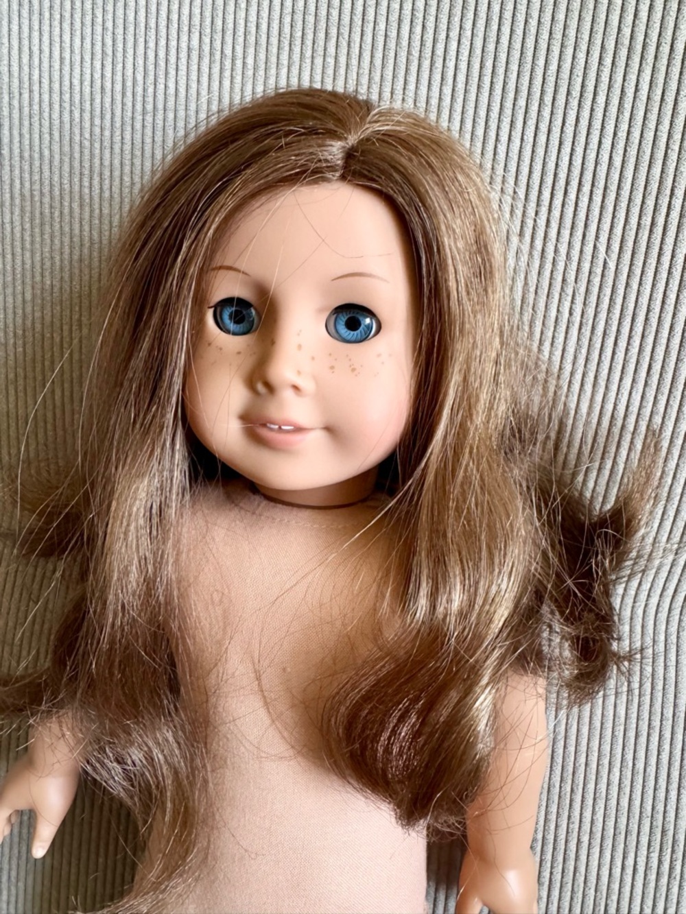 American Girl Doll Pleasant Company Early 2000s Freckles Blue Eyes - Picture 2 of 13